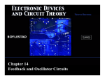 Chapter 14 Feedback and Oscillator Circuits