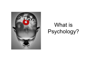 What is Psychology?