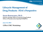 Lifecycle Management of Drug Products