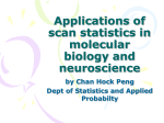 Applications of scan statistics in molecular biology and neuroscience