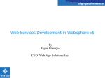 Web Services Development in WebSphere Application Server v5