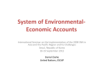System of Environmental-Economic Accounts