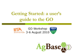 User`s guide to GO