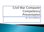 Civil War Computer Competency Presentation