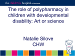 The role of polypharmacy in children with developmental