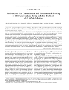 Persistence of Skin Contamination and Environmental Shedding of