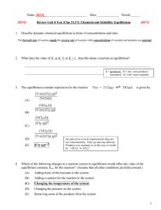 Review Unit 8 Test (Chp 15,17)