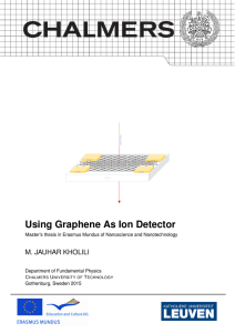 Using Graphene As Ion Detector
