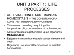 UNIT 3 PART 1 LIFE FUNCTIONS