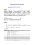 Artificial Intelligence and Expert Systems (CB711) Lecturer: Dr