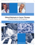 Clinical Nutrients in Cancer Therapy - Dr-Rath