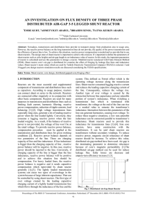 an investigation on flux density of three phase distrubuted air