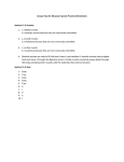 Answer Key for Muscular System Practice Worksheets