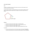Exterior angles of polygons Note: A polygon is a closed figure that