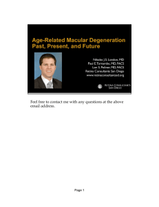 to view and/or an annotated lecture on macular