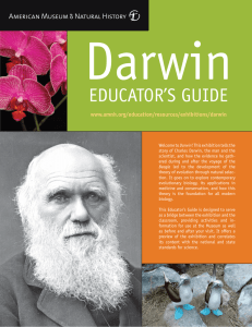 Darwin Educators Guide - Great Lakes Science Center