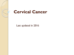 Cervical Cancer - Ministry of The Sentinels