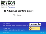 LED Lighting Control - Renesas E