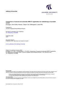 Aalborg Universitet Comparison of manual and automatic MR
