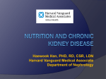 Nutrition and Chronic Kidney Disease
