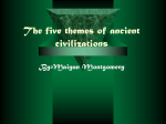 The five themes of ancient civilizations