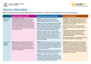 year 8 vaccine information fact sheet (PDF 870KB)