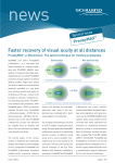 Faster recovery of visual acuity at all distances