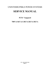 Service manual (VGD 700-3K)