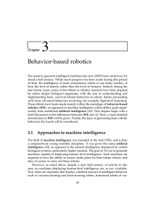 Behavior-based robotics