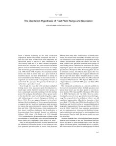 The Oscillation Hypothesis of Host