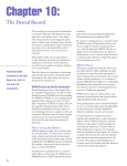 Chapter 10: The Dental Record