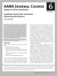 A pathway toward safer anesthesia: Stereochemical advances