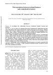 The association between occlusal features and craniofacial structure