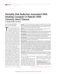 Mortality Risk Reduction Associated With Smoking Cessation in