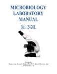 LAB MANUAL for BIOL 2420 - IWS2.collin.edu