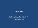 Back Pain - York VTS