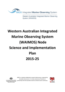 Western Australian Integrated Marine Observing System (WAIMOS
