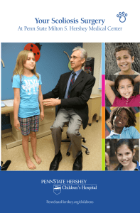 Your Scoliosis Surgery - Penn State College of Medicine