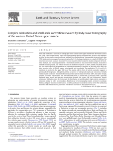 Complex subduction and small-scale convection revealed by body