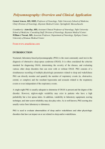 Polysomnography: Overview and Clinical Application