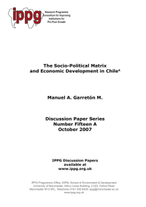 The Socio-Political Matrix and Economic Development in