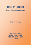 HSC Physics Past Paper Solutions
