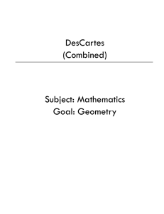 Math Geometry DesCartes Handler