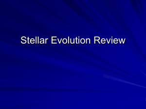 Stellar Evolution Review