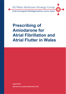 Prescribing of Amiodarone for Atrial Fibrillation and Atrial Flutter in