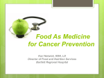 to view slides - Cancer Connection