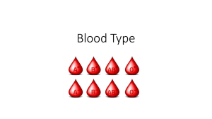Blood Type - Wilson`s Web Page