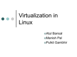 Virtualization in Linux