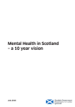 Mental Health in Scotland – a 10 year vision