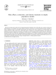 Allee effects, extinctions, and chaotic transients in simple population